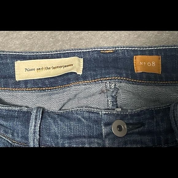 Pilcro and the Letterpress Trimmed Denim Skirt - Size 8 - Picture 6 of 12